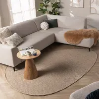 NATURL. Wollteppich Organisch - Bliss Beige Braun 80x150 cm