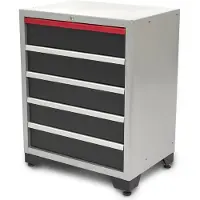 HBM 5 Schubladen Deluxe Profi-Werkzeugschrank für Werkstattausrüstung