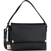 Gabor Clutches Gela, Flap bag M top zip, black, Schwarz