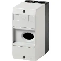 Eaton Leergehäuse Aufbau, mit Schalter (L x B x H) 158 x 80 x 116.5 mm Grau CI-PKZ01 1 St