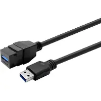 VivoLink USB 3.0 Adapter PROKEY zum Verbinden von Geräten mit USB A-Buchse und USB A-Stecker