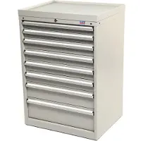 HBM Profi-Werkzeugschrank mit 8 Schubladen 72 x 58 x 100 cm