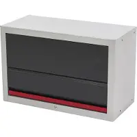 HBM Deluxe Profi-Aufsatzschrank mit Gasdruckfedern für Werkstattausrüstung