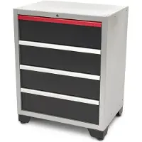 HBM 4 Schubladen Deluxe Profi-Werkzeugschrank für Werkstattausrüstung
