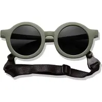 BabyMocs Signature Soft Biegbare Sonnenbrille Breakproof, Grün, 1,5-8 Jahre