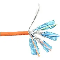 InLine Verlegekabel Cat.6, 250MHz, S/FTP (PiMf), CU, AWG23, halogenfrei, 100m, 100 m, Cat6, S/FTP (S-STP), Orange