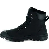 Palladium Pampa Sport Cuff WPS - Herren Winter Stiefel Boots Gefüttert Schuhe Schwarz 72992-010-M , EU 45 UK 10.5