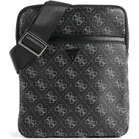 GUESS Milano Flat Umhängetasche Schwarz Mann Schwarz One Size