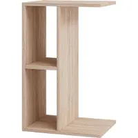 VCM Couchtisch "Holz Beistelltisch Couchtisch Sofatisch Nachto", braun (sonoma, eiche (sägerau)), B:40cm T:30cm, Tische, Couchtisch
