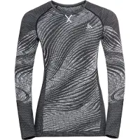 Odlo Blackcomb Eco Damen Funktiosshirt lang grau L DamengrauL - Motorradbekleidung - Wetterschutz
