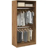 vidaXL Kleiderschrank Artisan-Eiche 100x50x200 cm Holzwerkstoff