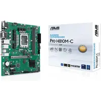 Asus PRO H810M-C-CSM, Intel, LGA 1851 (Socket V1), Intel Core Ultra (Series 2), LGA 1851, DDR5-SDRAM, 128 GB