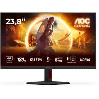 AOC G4 Q24G4RE, 60,5 cm (23.8"), 2560 x 1440 Pixel, Quad HD, LED, 1 ms, Schwarz, Rot