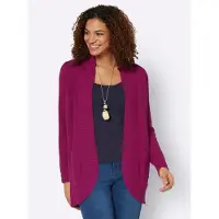 Casual Looks Strickjacke in magenta | Gr.: 36