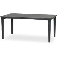 Allibert Lofttisch Futura 165x95 cm, graphit 197535