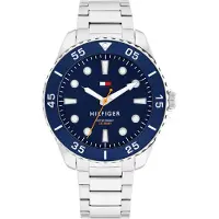 Tommy Hilfiger Armbanduhr Ozeanisch 1792202 aus Edelstahl, Blau, 10 ATM Wasserdichtigkeit