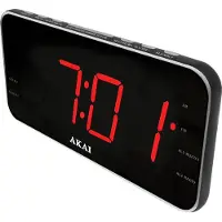 Akai ACR-3899, Uhr, Digital, AM, FM, PLL, 87,5 - 108 MHz, 522 - 1620 kHz, LED