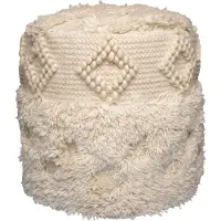 Kayoom Pouf Bohist 100 Natural 35cm x 35cm