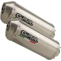 Gpr Exhaust Systems Satinox High Level Dual Yamaha Tdm 900 02-14 Homologierter Slip On Schalldämpfer