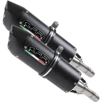 Gpr Exhaust Systems Furore Dual Suzuki B-king 1300 07-10 Homologierter Slip On Schalldämpfer