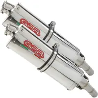 Gpr Exhaust Systems Trioval Dual Ducati Monster 800 03-05 Homologierter Slip On Schalldämpfer