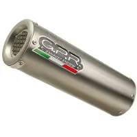 Gpr Exclusive M3 Natural Titanium Svartpilen 401 18-19 Euro 4 Cat Homologierter Slip On Schalldämpfer