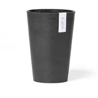 Ecopot's Blumentopf "Pisa 17,5 Dunkelgrau", für den Innenbereich