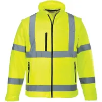 Portwest 2 in 1 Warnschutz Softshelljacke 3L S428" - Gelb XXL"