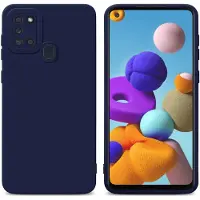 Cadorabo Hülle für Samsung Galaxy A21s im TPU Fluid LM162 Style