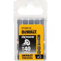 DeWalt IMPACT TIP T40x50 / 5pcs. EXTREME IMPACT TORSION