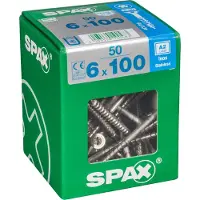 Spax Universalschrauben rfr A2 TG 6,0x100 mm (50 St.)