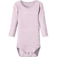 Name it Body l/ä - Noos - Rib - NbfKab - Sweet Träume/Melange - - 1 Jahr (80) - Body L/Ä
