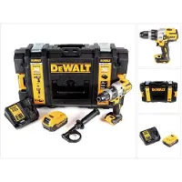 DeWalt DCD 996 M1 Akku Schlagbohrschrauber 18V 95Nm Brushless + 1x Akku 4,0Ah + Schnellladegerät + Toughbox