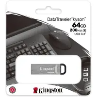 Kingston 64GB DataTraveler Kyson 200MB/s Metal USB 3.2 Gen 1 - USB-Stick
