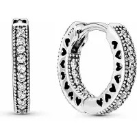 Pandora 296317CZ Ohrringe Unendliche Herzen