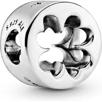 Pandora LUCK & COURAGE Damen Vierblättriger Kleeblatt Charm Link