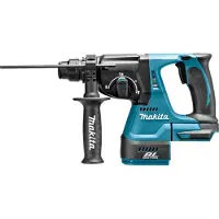 Makita DHR242ZJ, Schwarz, Blau, 2,4 cm, 950 RPM, 2 J, 4700 BPM, 1,3 cm