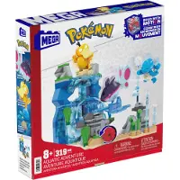Mattel MEGA Pokémon Wasserabenteuer (mit 3 Actionfiguren, 319 Teile)