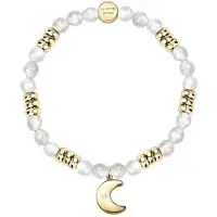 La Petite Story Natural Stone Agata Moon Armband