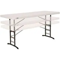 Lifetime Ajustable 183x76x91 Cm Klappbarer Gartentisch