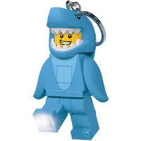 LEGO Mann im Haikostüm - Schlüsselleuchte