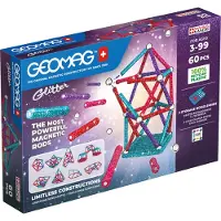 Geomag Baukasten 60 Teile, Glitzer
