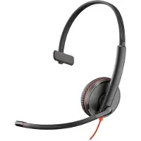 Poly Blackwire 3215 Kabelgebundenes Headset Headset Telefonieren/Musik USB Typ C Schwarz