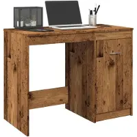 vidaXL Schreibtisch Altholz-Optik 100x50x76 cm Holzwerkstoff