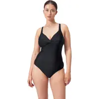 Speedo Badeanzug Eco Cross Knot Shaping 1P Damen Black-Maat 38