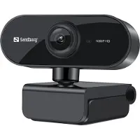 Sandberg USB Webcam Flex 1080P HD, 2 MP, 1920 x 1080 Pixel, Full HD, 30 fps, USB, Schwarz