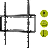 Goobay 49730 Starre Wandhalterung fÃ1/4r 81,28 - 139,7 cm (32 - 55 Zoll) LCD-/Plasmageräte, max. 35 kg Traglast, max. VESA 400 x 400
