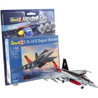 Revell F/A-18E Super Hornet, Fixed-wing aircraft model, Montagesatz, 1:144, Boeing F/A-18E/F Super Hornet, Kunststoff, Zwischen