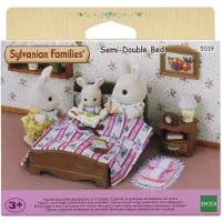 Sylvanian Families Puppenhausmöbel Semi-Doppelbett