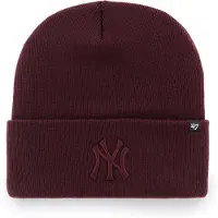 47 Brand New York Yankees MLB Haymaker Beanie Braun || Größe ONE